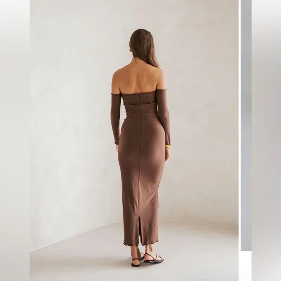 SABO Skirt Brown Holly Dress - Picture 2 of 3